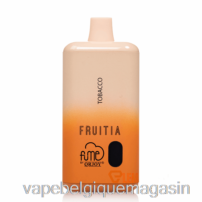 Vape Jetable Fruitia X Fume 8000 Tabac Jetable